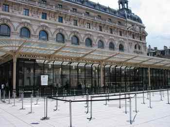 New entrance to the Musee D'Orsay